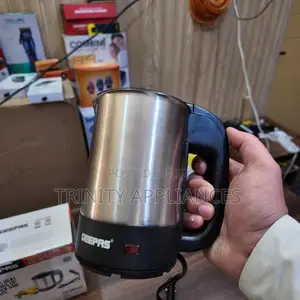 Geepas 12V Stainless Steel Car Kettle-500ml