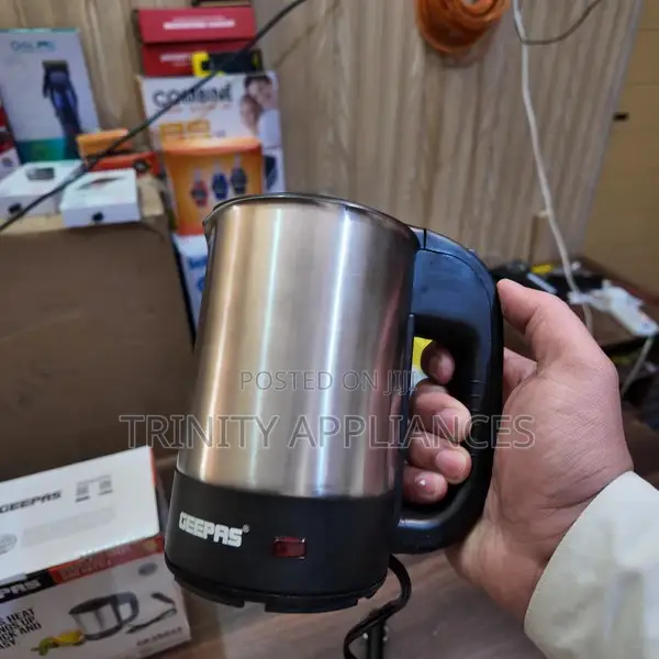 Geepas 12V Stainless Steel Car Kettle-500ml