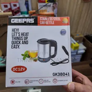 Geepas 12V Stainless Steel Car Kettle-500ml