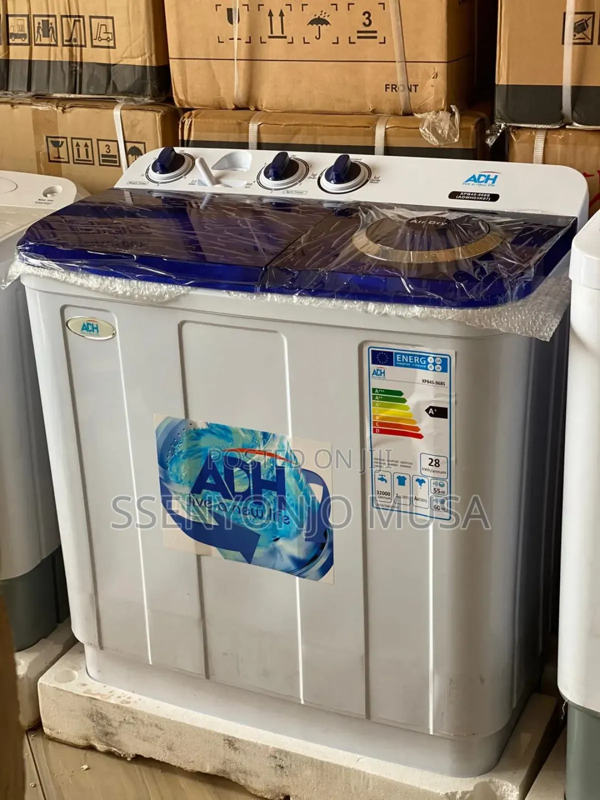 ADH 7KG Twin Tub Washing Machine-Compact, Efficient,And Easy