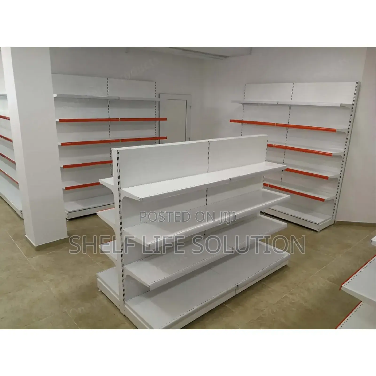 Single and Double Sided Supermarket Shelves