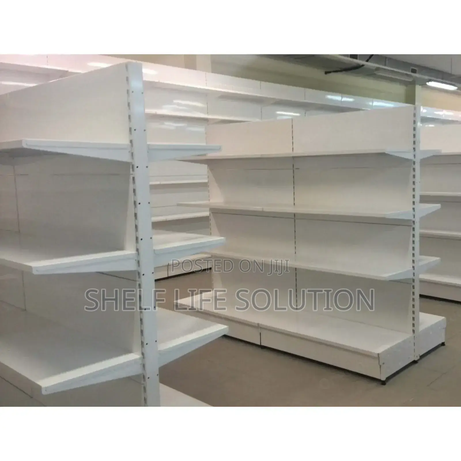 Single and Double Sided Supermarket Shelves