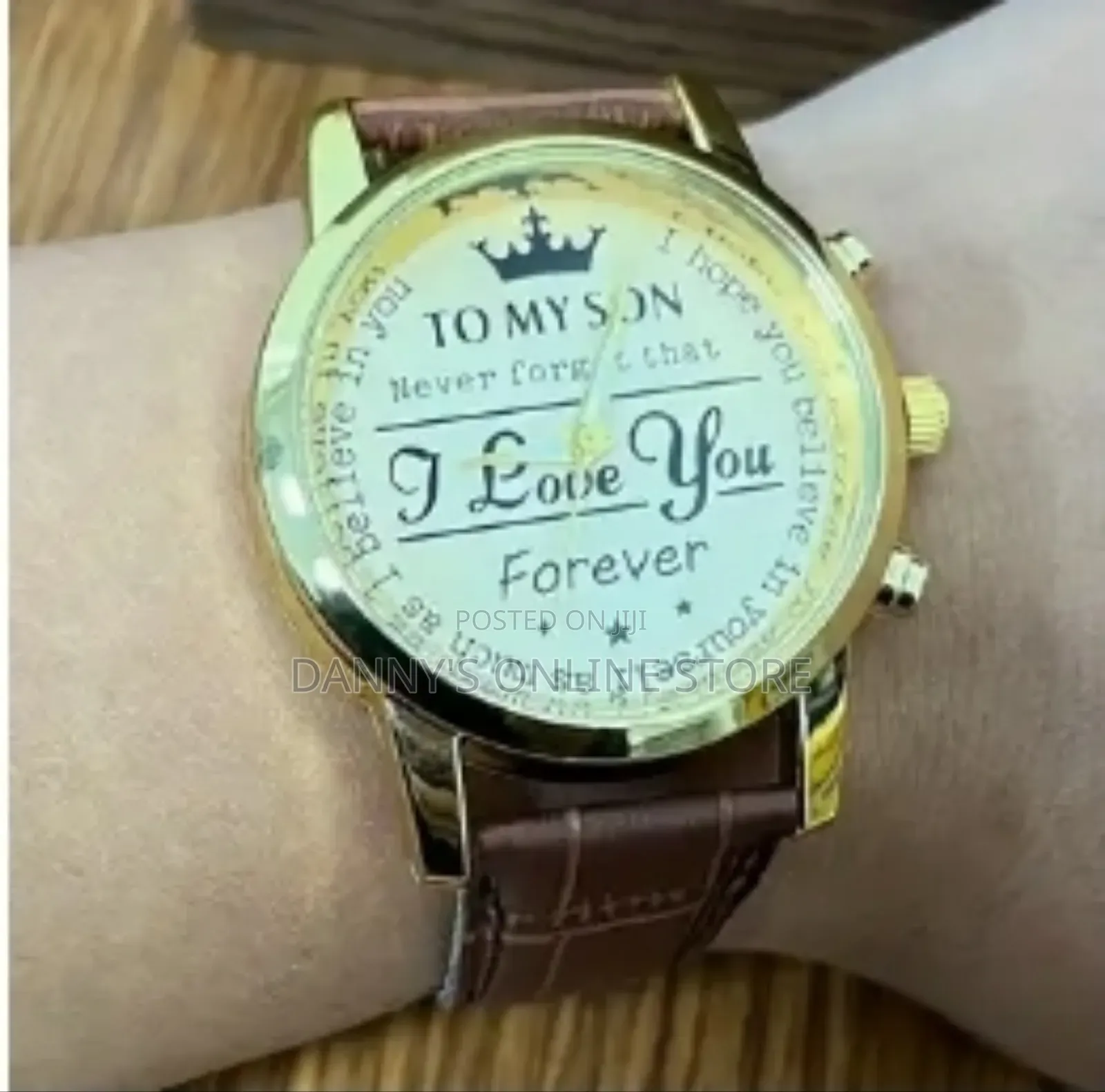 To My Son Men's Quartz Wrist Watch