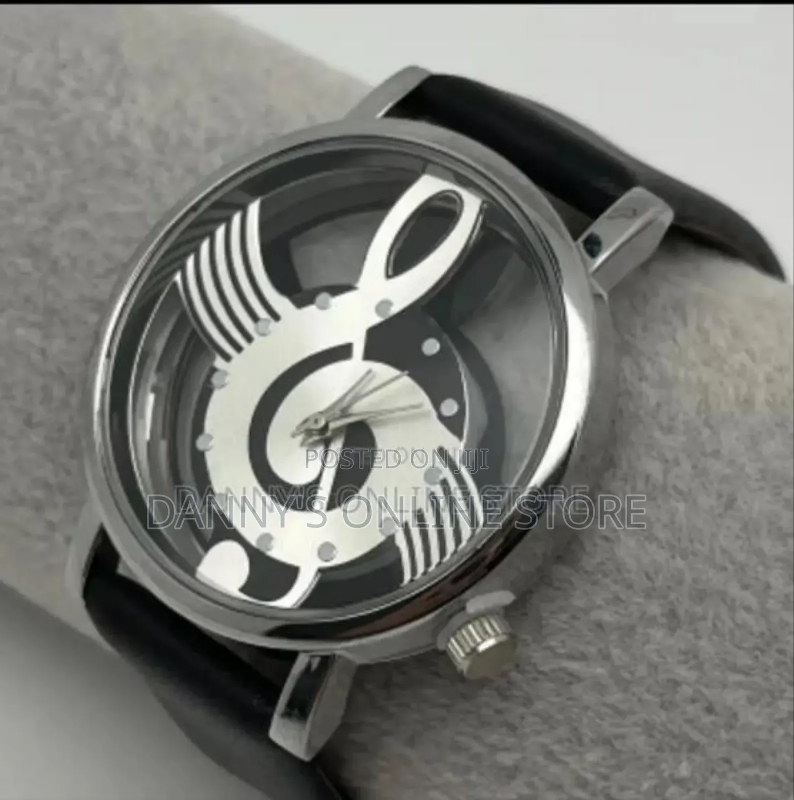 A Stylish Watch With A Creative Musical Note Design