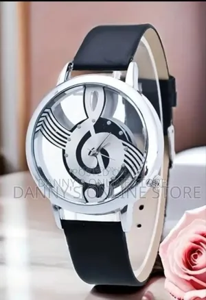 A Stylish Watch With A Creative Musical Note Design
