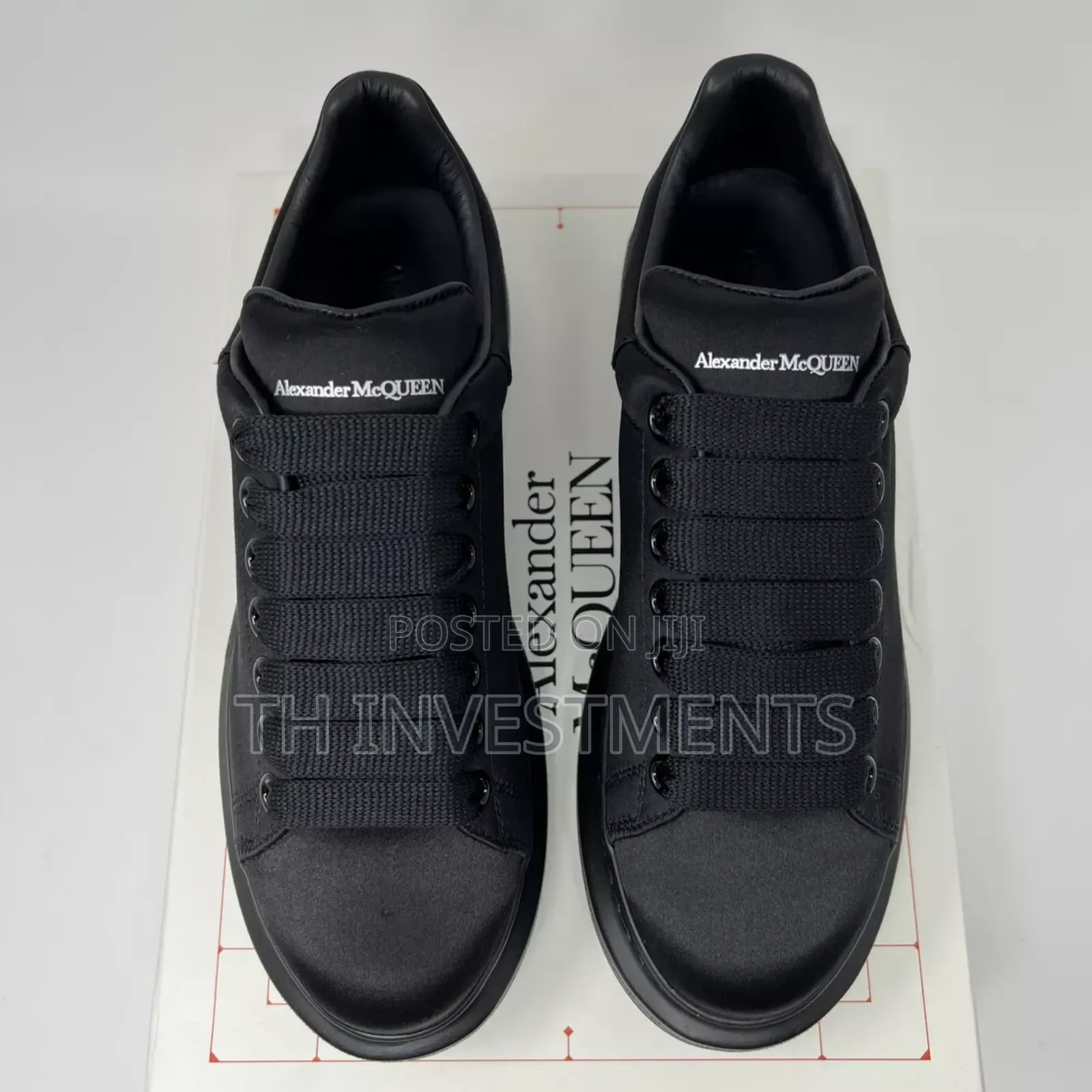 Alexander McQueen Women's Oversized Silk Sneakers Size 39.