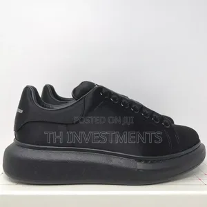 Alexander McQueen Women's Oversized Silk Sneakers Size 39.