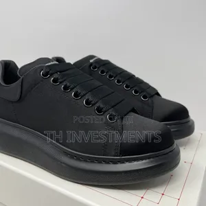 Alexander McQueen Women's Oversized Silk Sneakers Size 39.