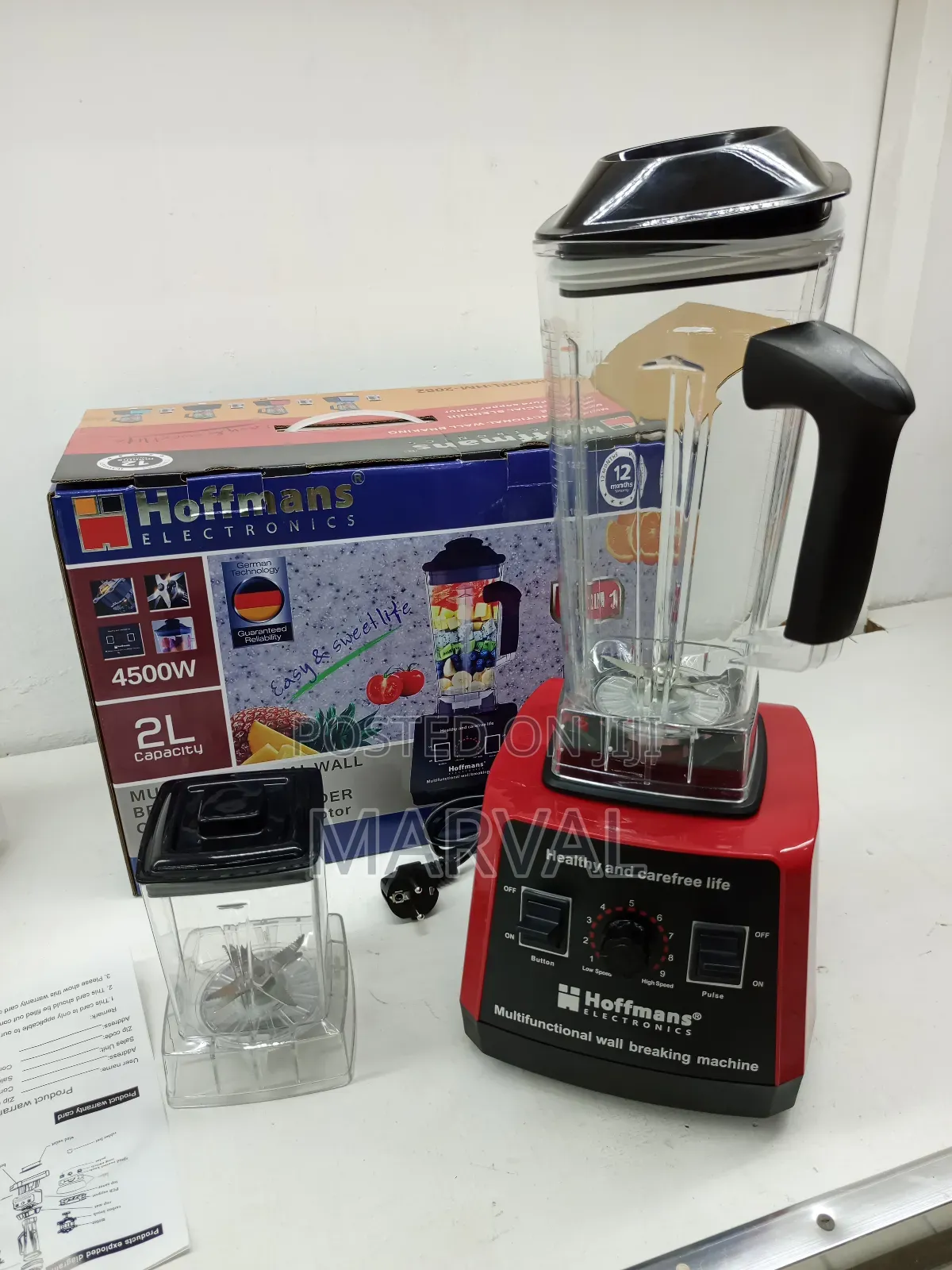 Hoffman 2in1 Electric Blender