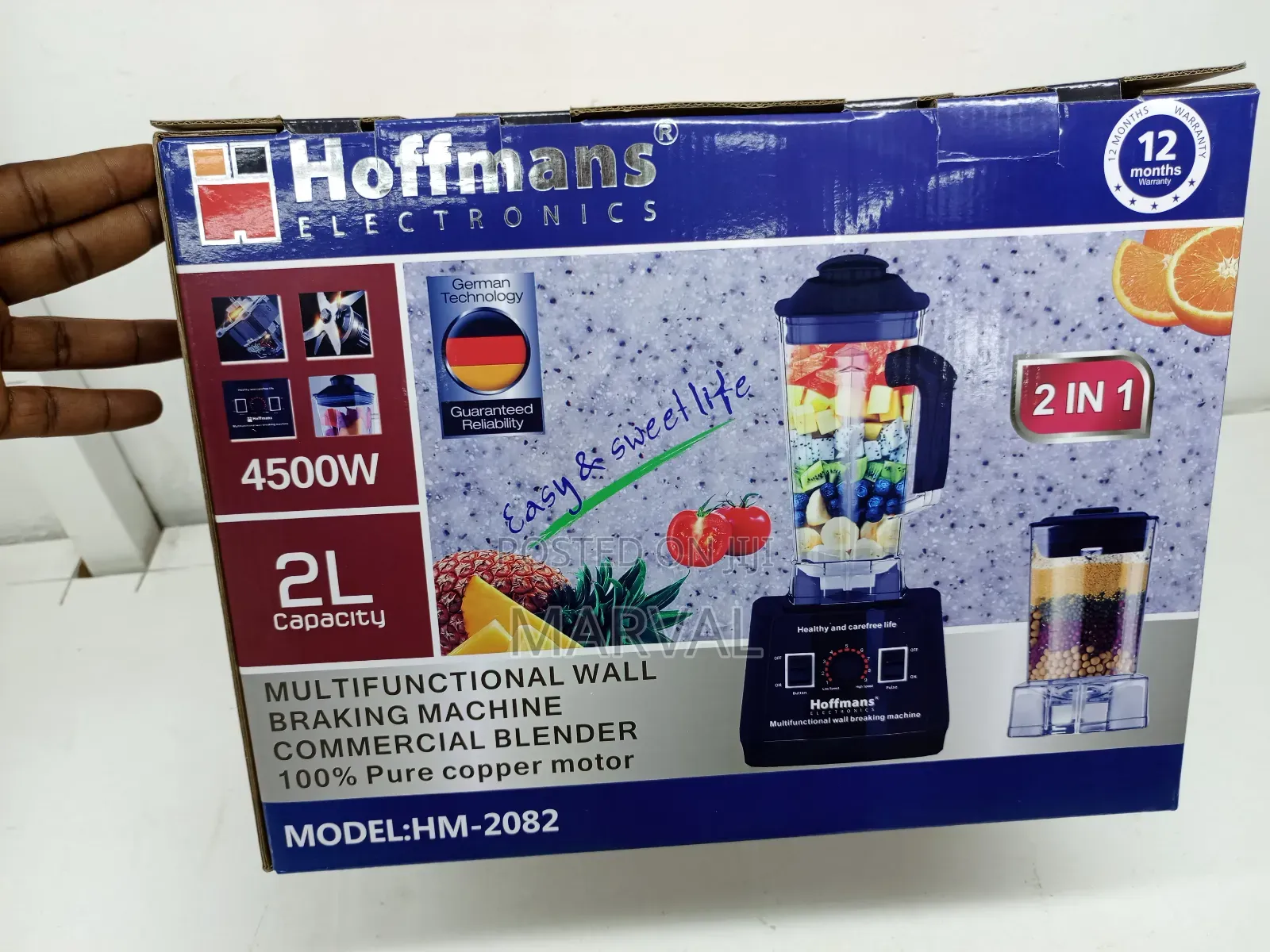 Hoffman 2in1 Electric Blender