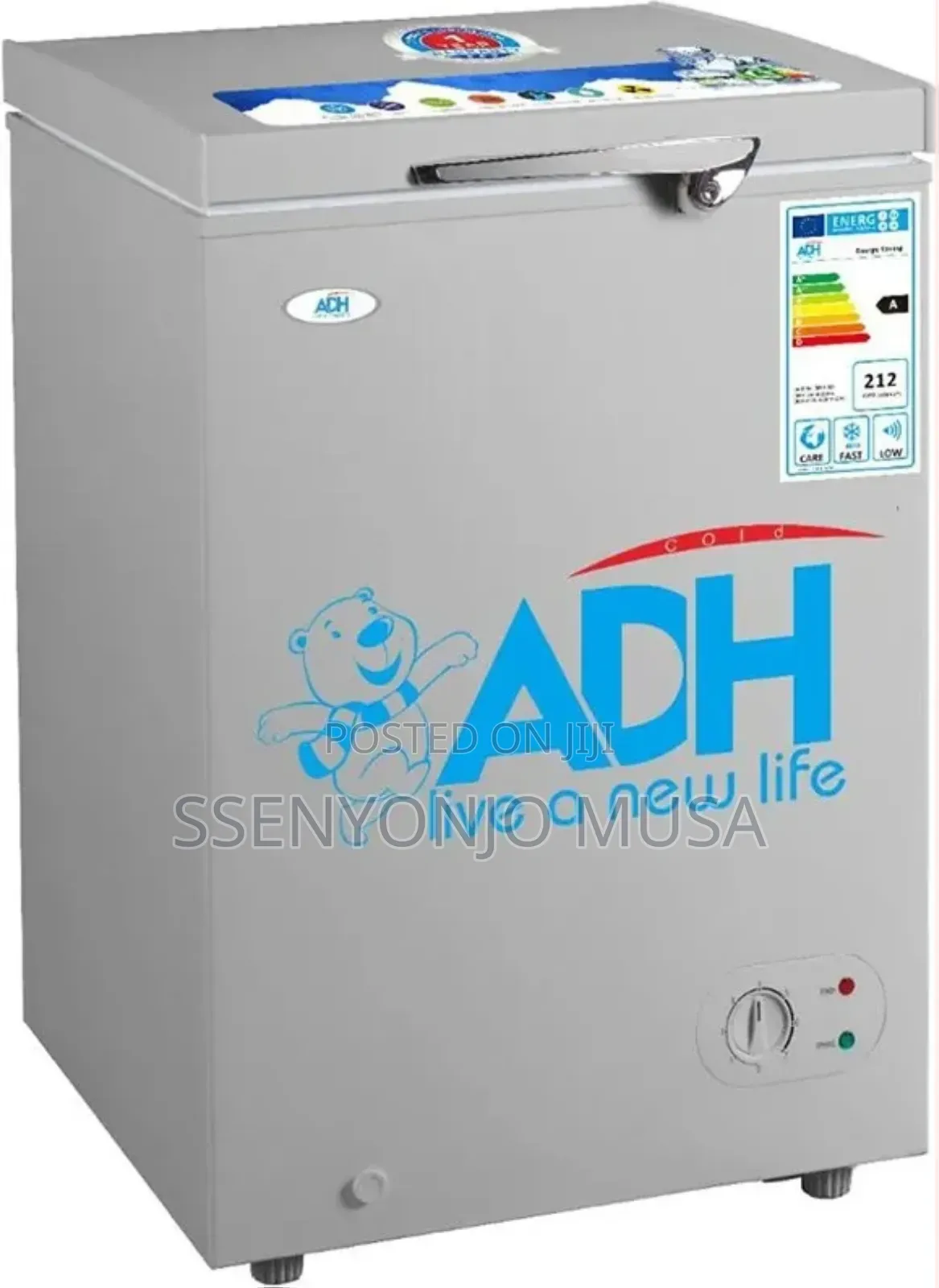 Adh 150l Solar Dc Chest Freezer -Low Power, Single Door,Fast