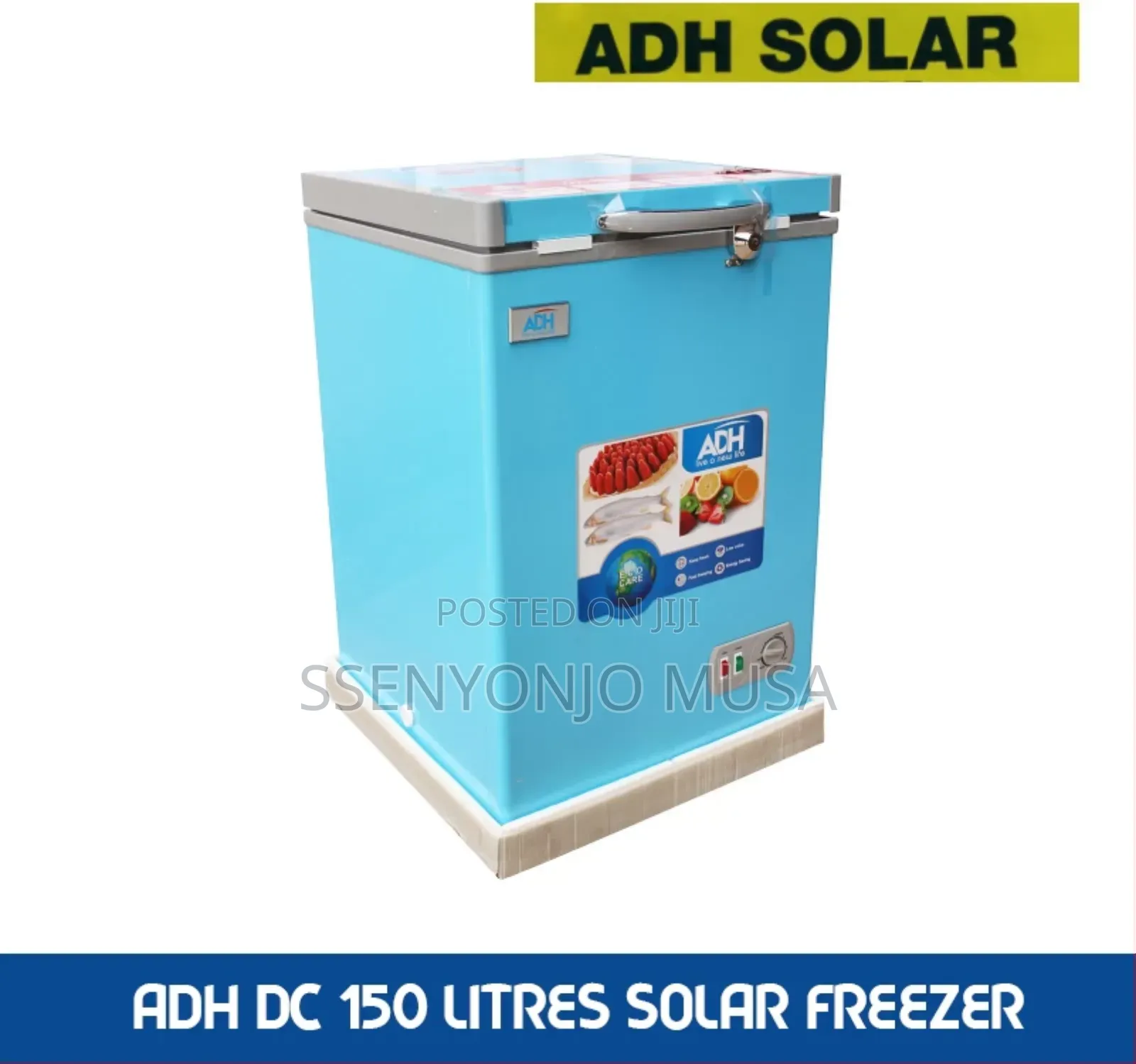 Adh 150l Solar Dc Chest Freezer -Low Power, Single Door,Fast