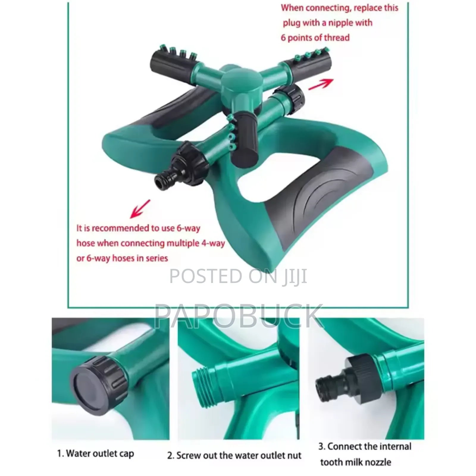 360° Rotating Garden Sprinkler