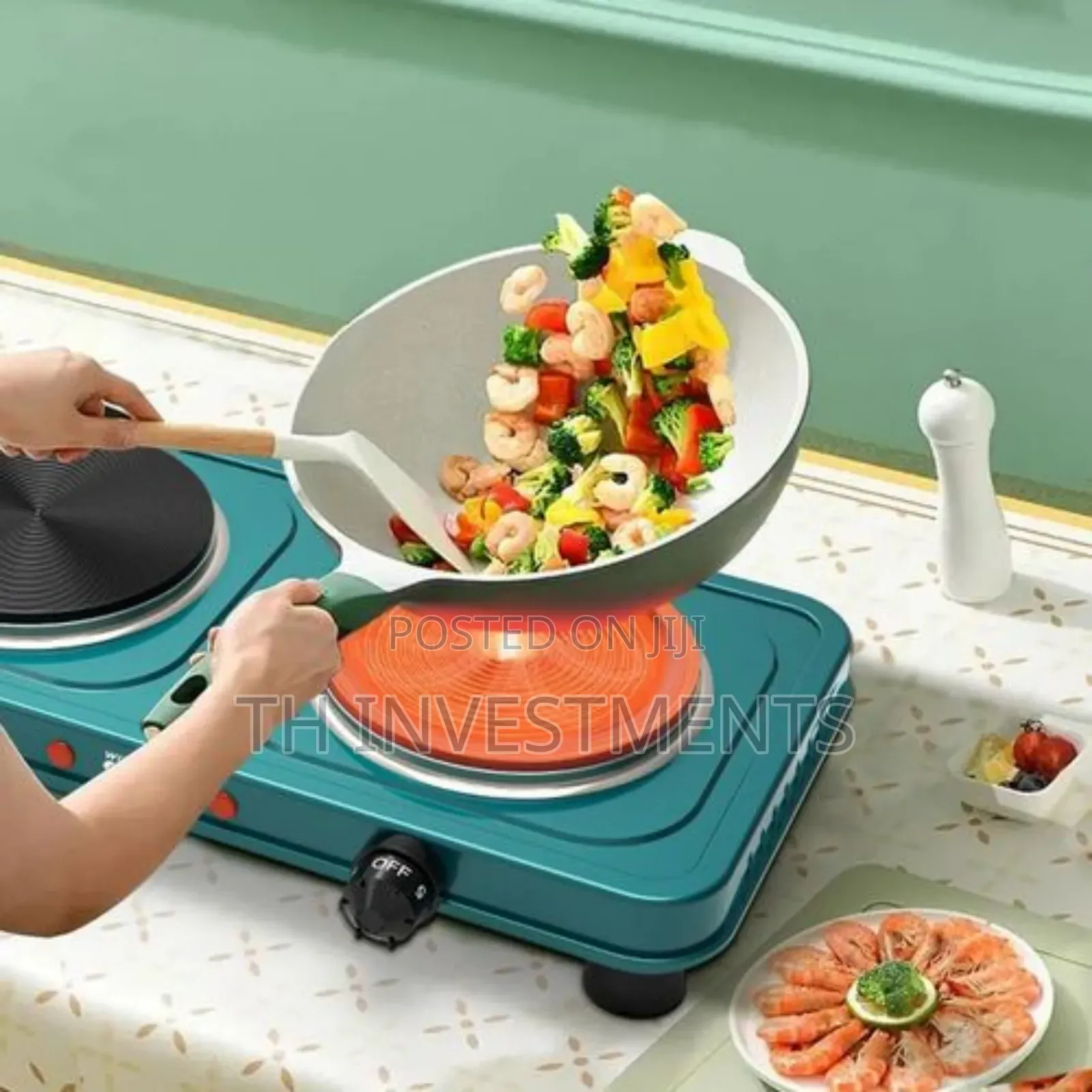 Winningstar Fast Cooking Hot Plate - Double Burner- Electri