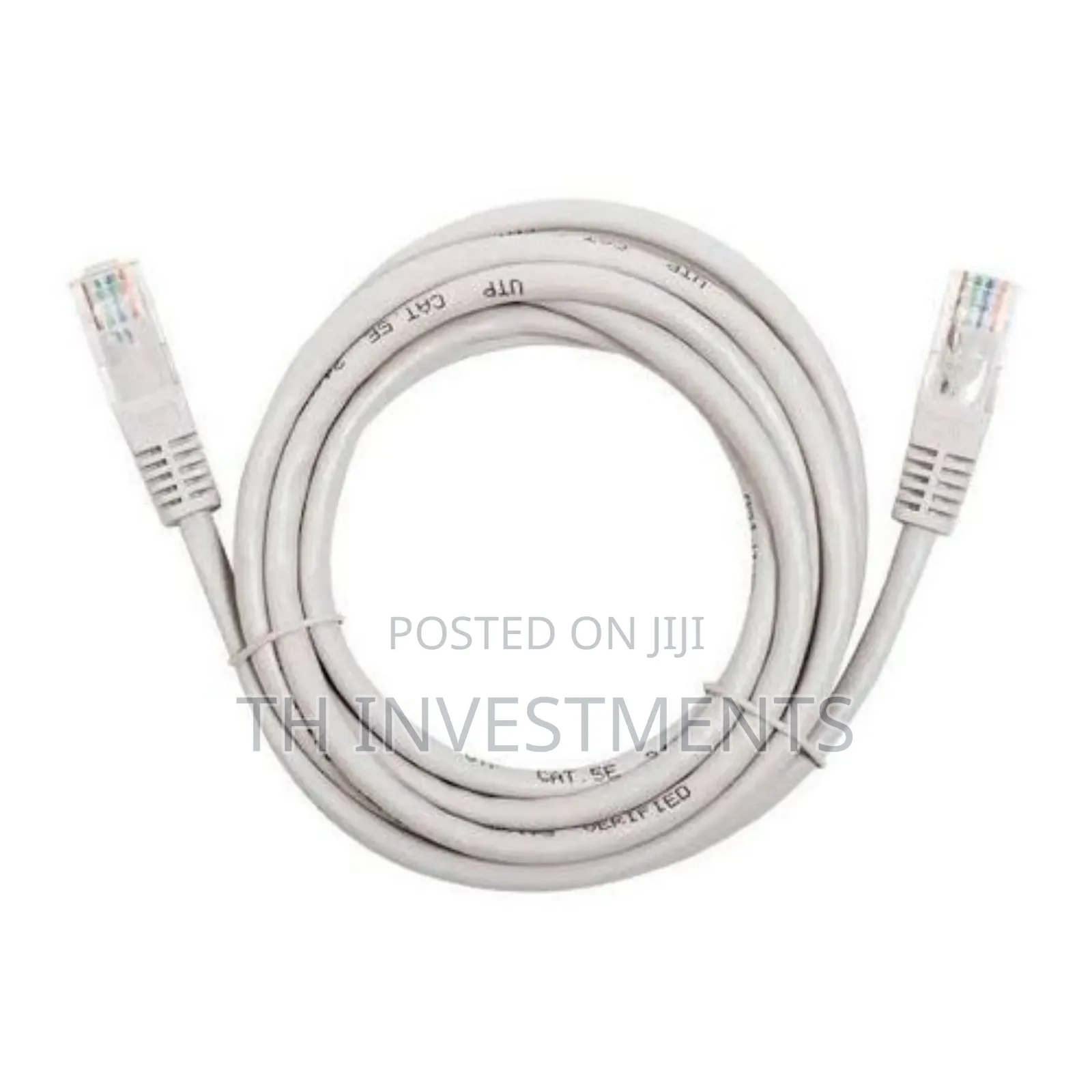 Cat 6 Ethernet Cable for LAN Ports 3m - White