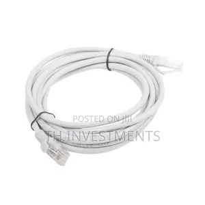 Cat 6 Ethernet Cable for LAN Ports 3m - White