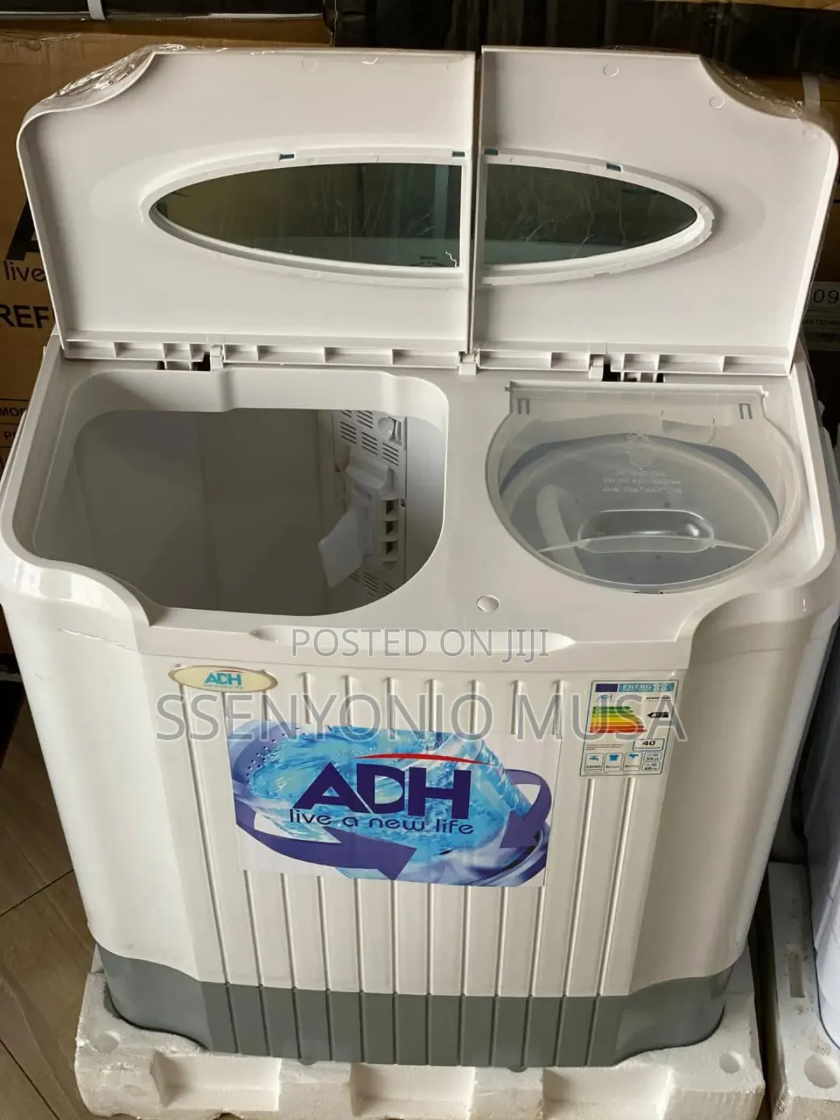 ADH 5kg Twin Tub Washing Machine-White-Toploader,Affordable