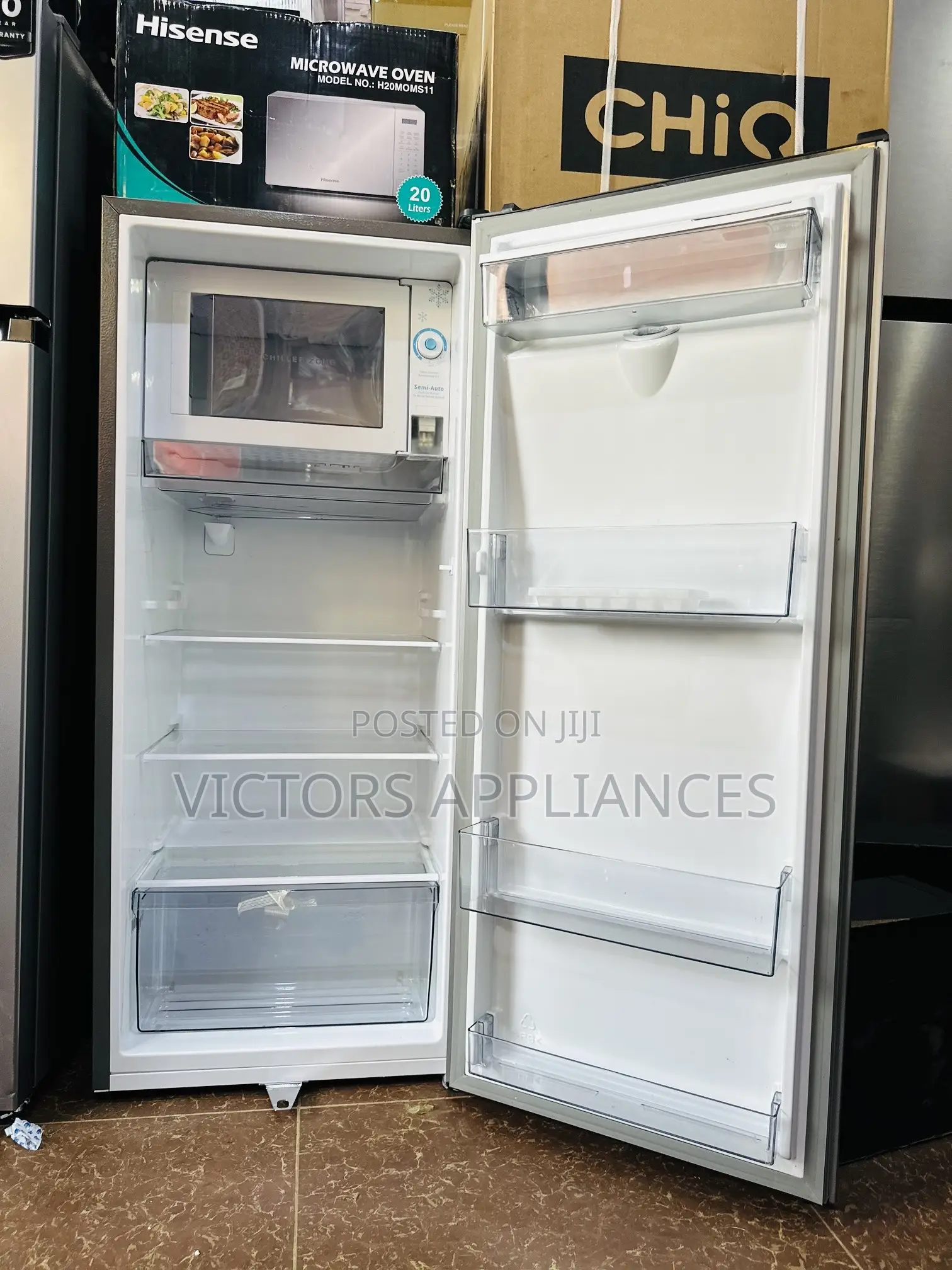Hisense 229 Liters Single Door Fridge With Dispenser