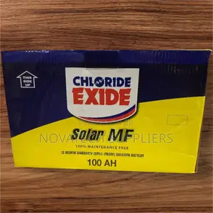 100ah Chloride Exide Maintenance Free Solar Batteries Zaka