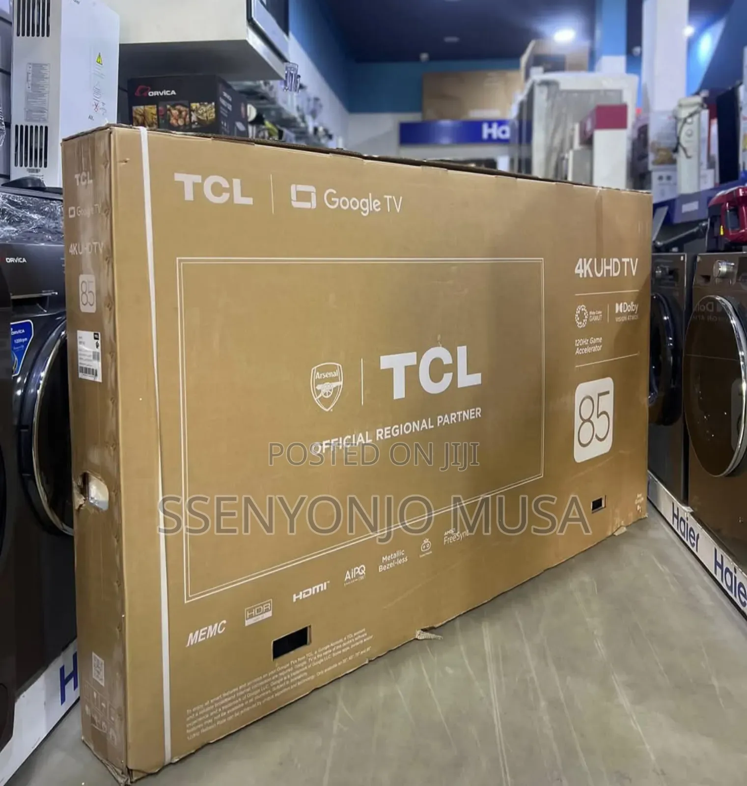 TCL Tv 85-Inch Qled Ultra Hd Smart Google Tv - 85c655 - Hdr10+