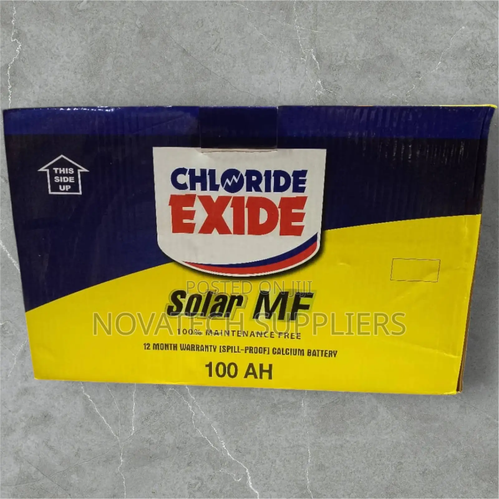 100ah Chloride Exide Maintenance Free Solar Batteries Nemn