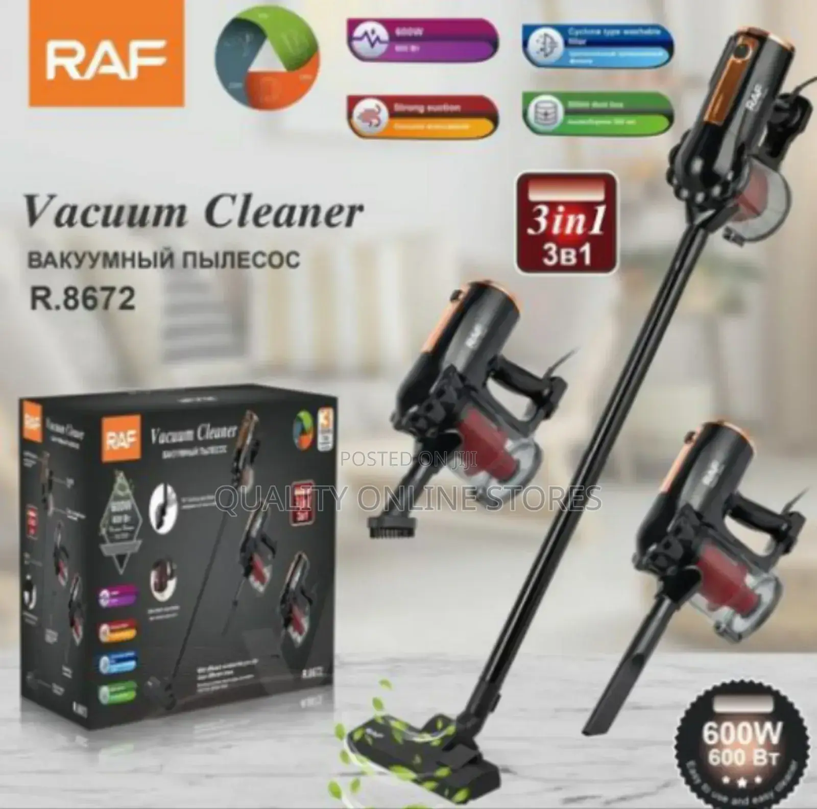 Wireless RAF Vacuum Cleaner