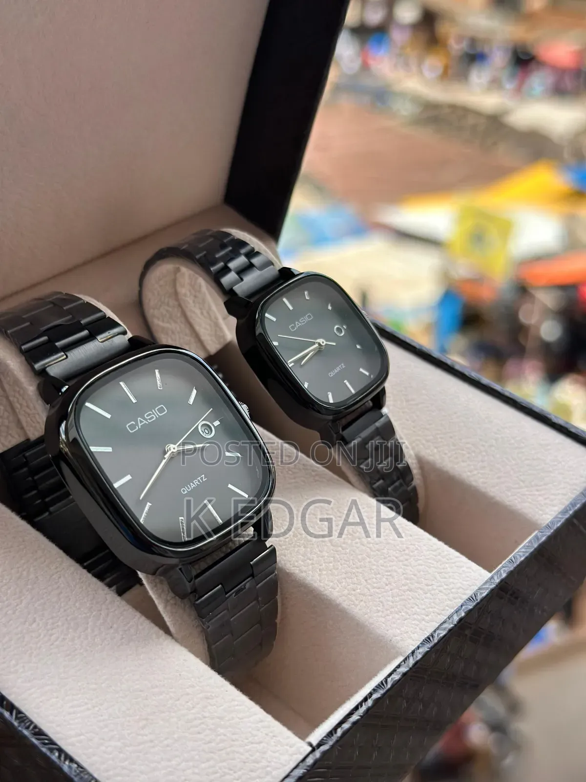 Black Casio Couple Watches
