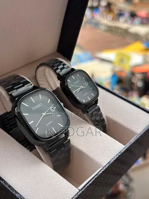 Black Casio Couple Watches