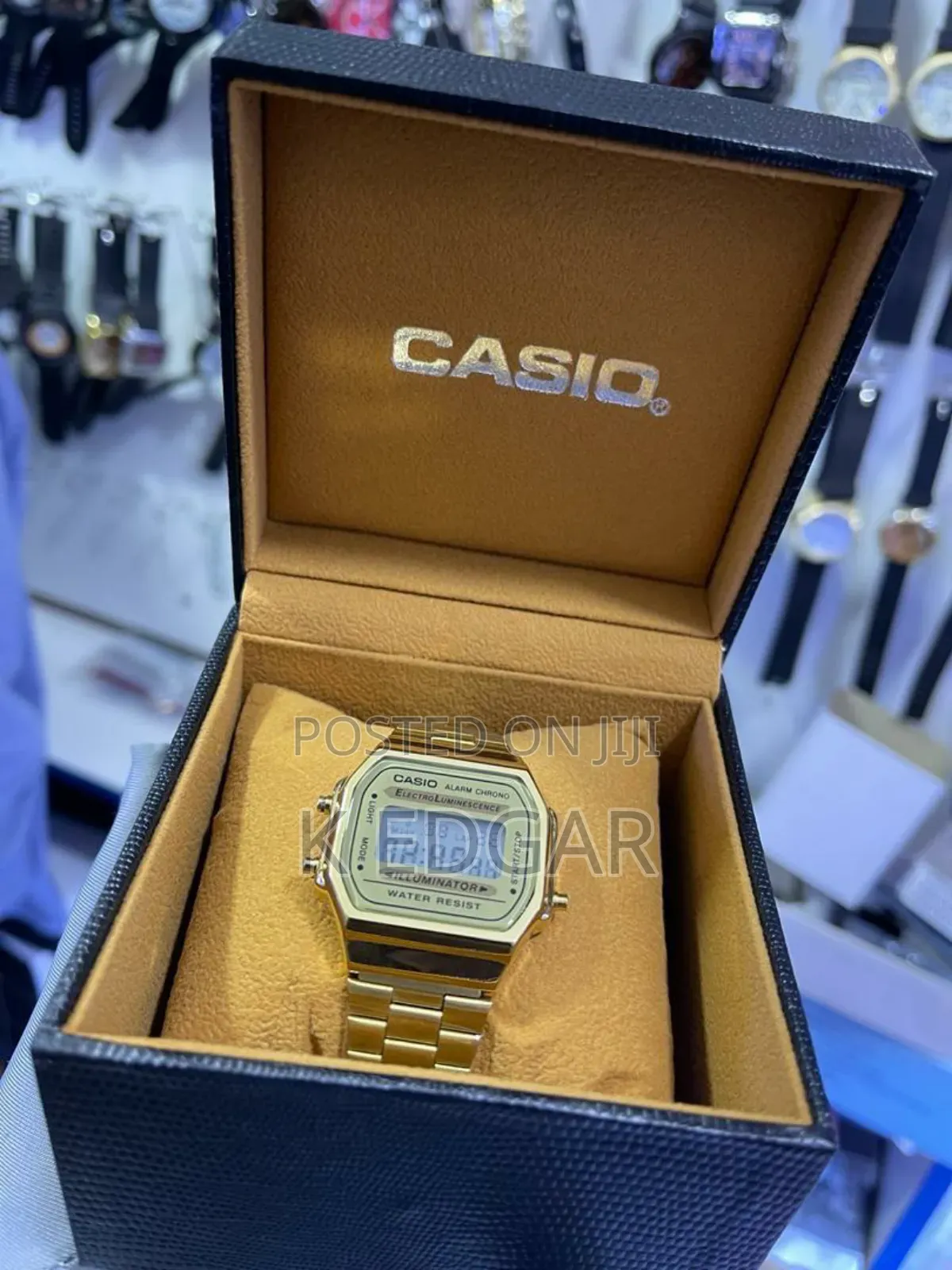 Golden Casio Watch