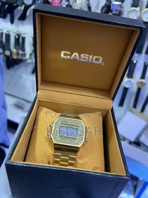 Golden Casio Watch