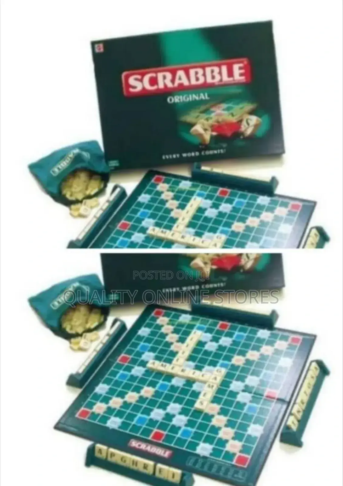 Scrabble Plastic Board Game