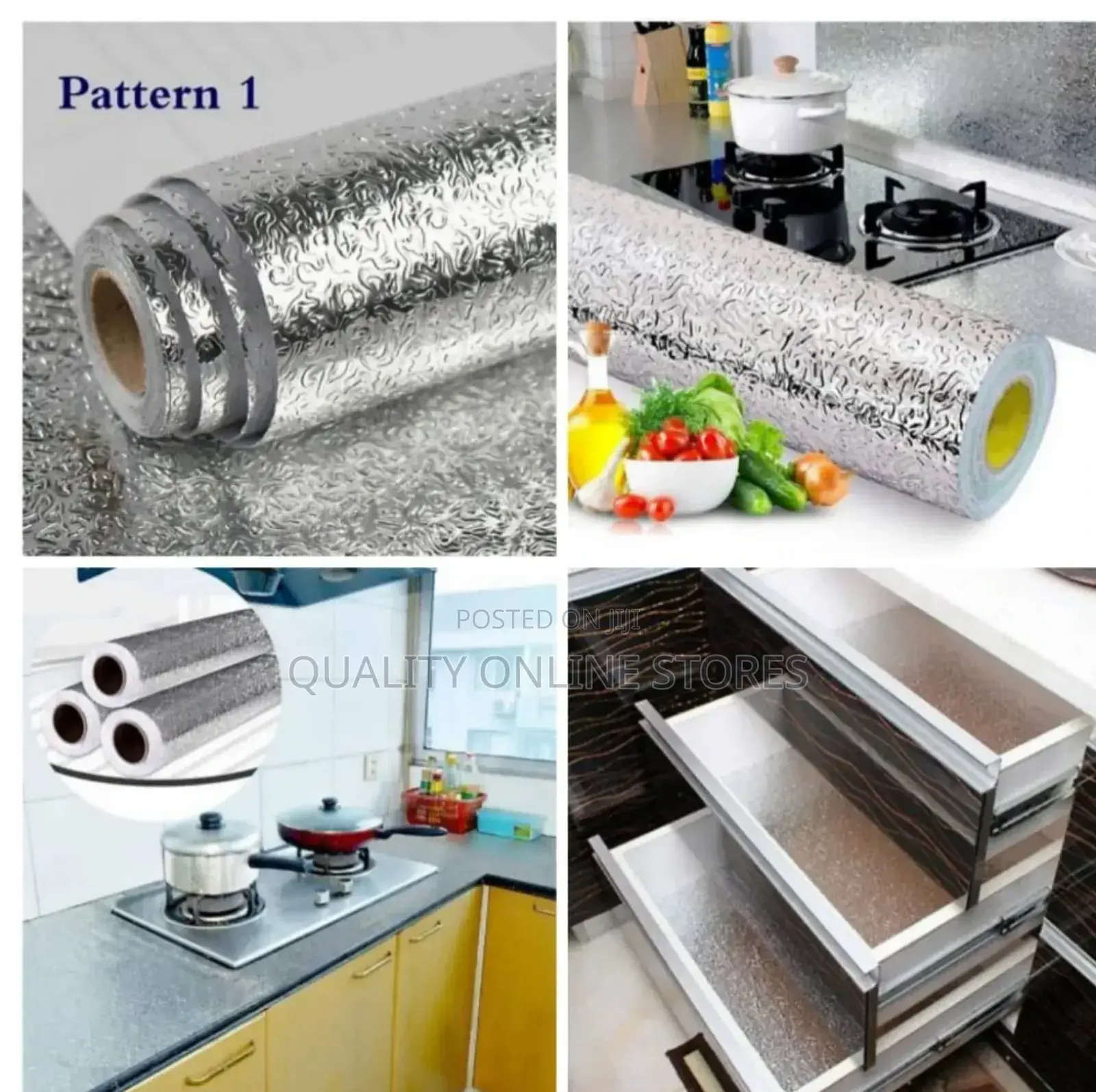 Kitchen Waterproof Sliver Wallpaper