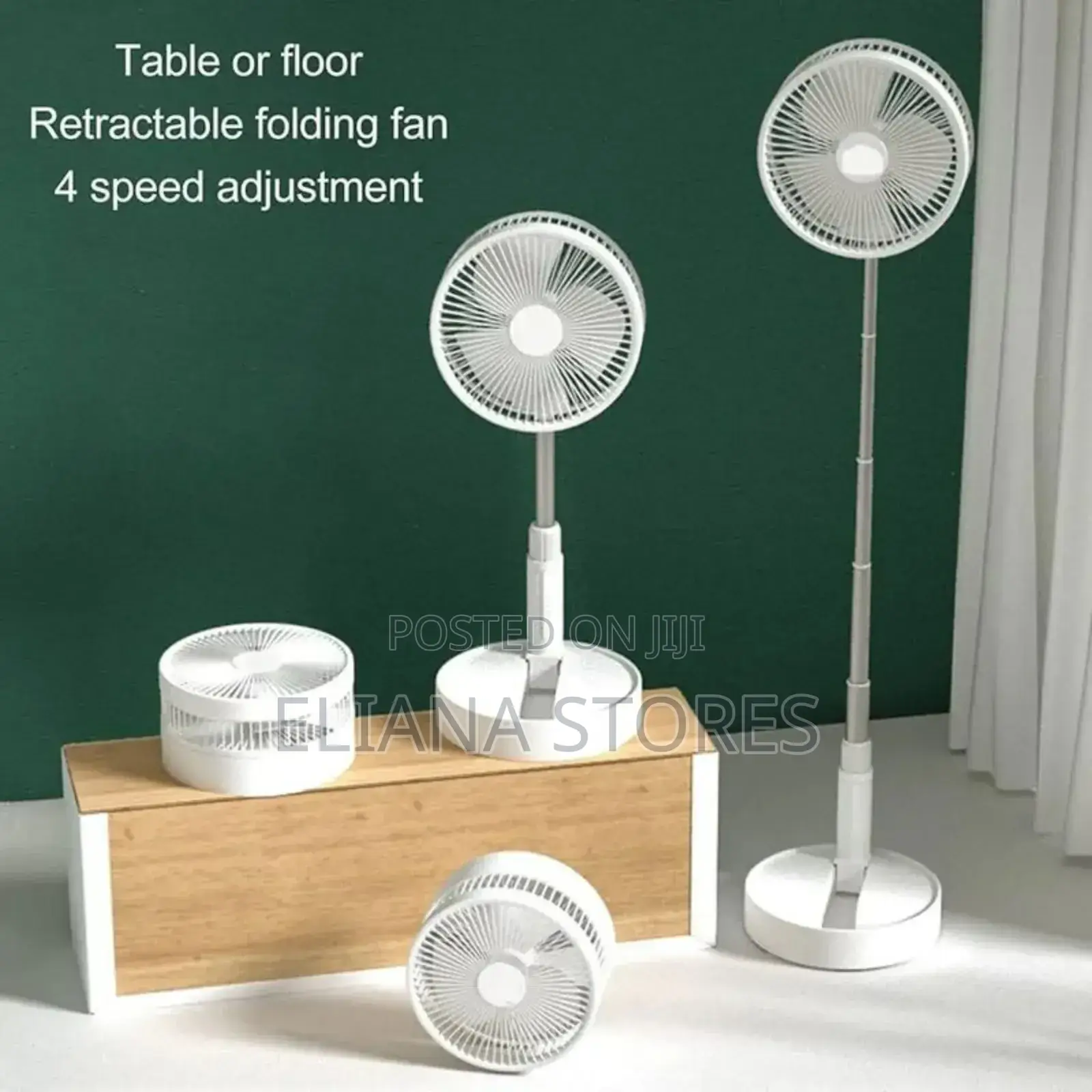 Adjustable Rechargeable Table Fan