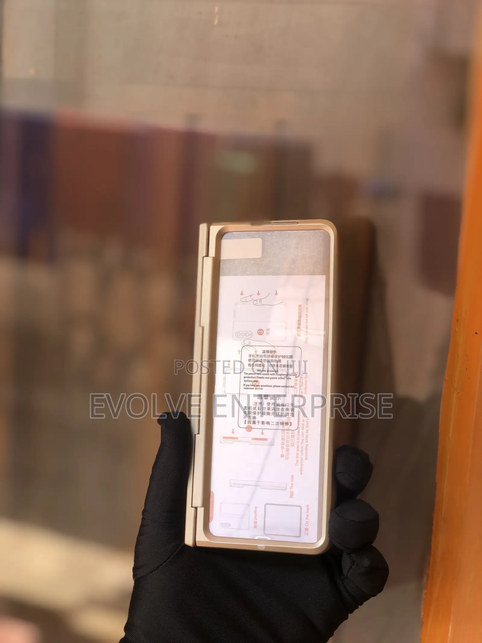 Samsung Galaxy Z Fold 3 Case With Hinge and Screen Protector