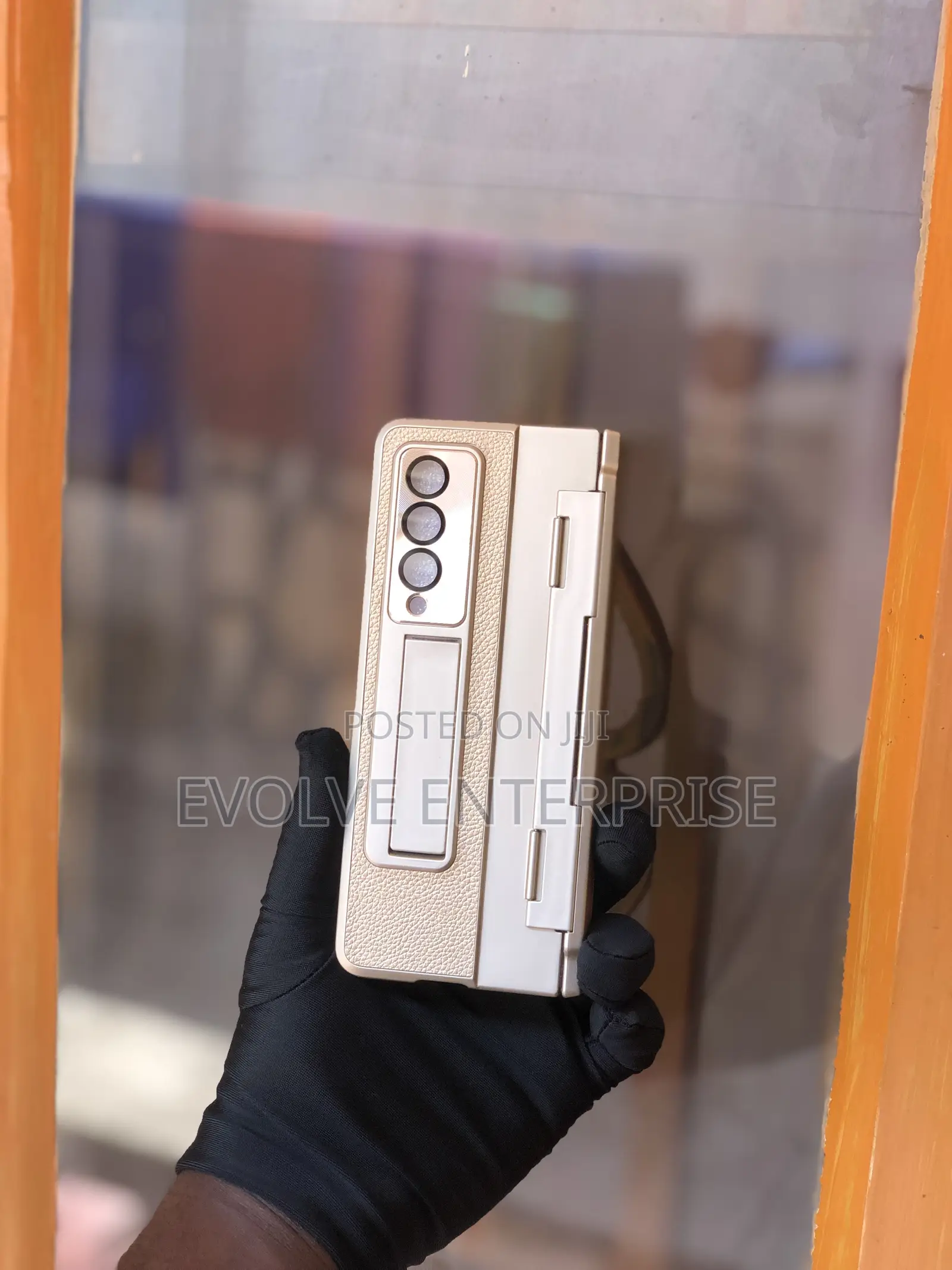 Samsung Galaxy Z Fold 3 Case With Hinge and Screen Protector