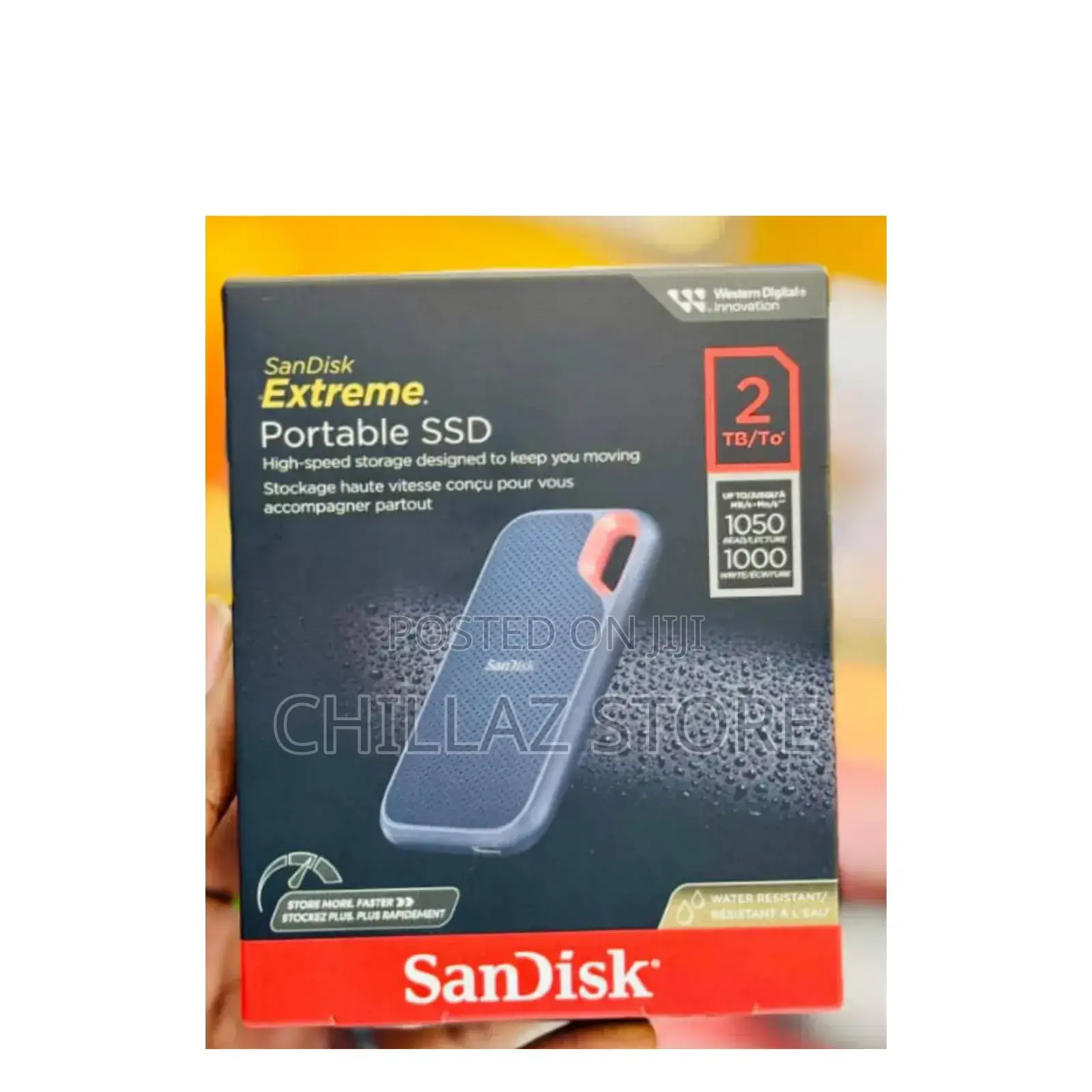 2 TB Portable SSD San Disk.