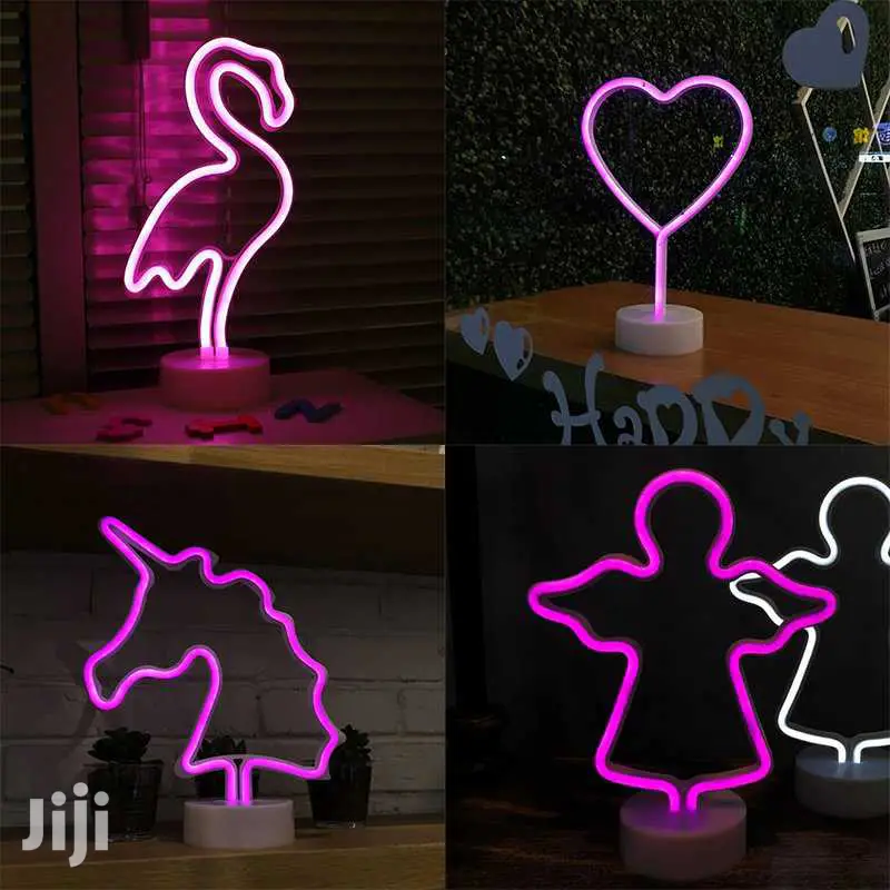 Fashion LED Neon Sign Light Home Decor Pink Flamingo