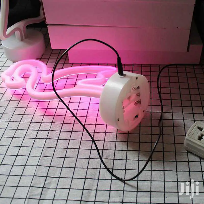Fashion LED Neon Sign Light Home Decor Pink Flamingo