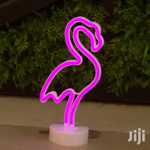 Fashion LED Neon Sign Light Home Decor Pink Flamingo