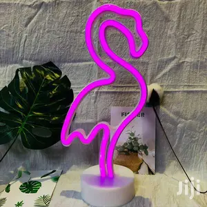 Fashion LED Neon Sign Light Home Decor Pink Flamingo