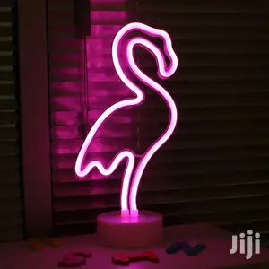 Fashion LED Neon Sign Light Home Decor Pink Flamingo
