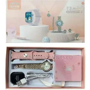 Photo - Queen Germany T3 Mini Smartwatch 2 Pair Strap/5 in 1 Jewelry