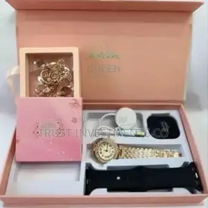 Queen Germany T3 Mini Smartwatch 2 Pair Strap/5 in 1 Jewelry