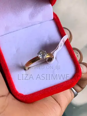 Size 18(8) Engagement Ring in Gold