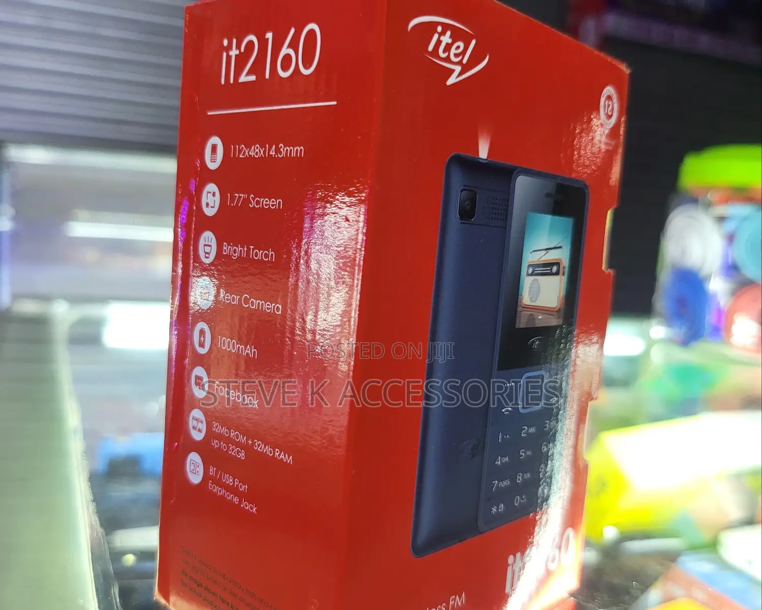 New Itel it2160 Black