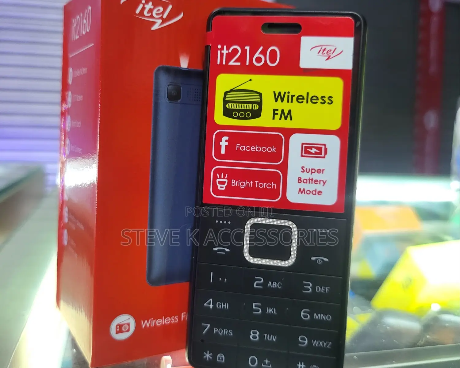 New Itel it2160 Black