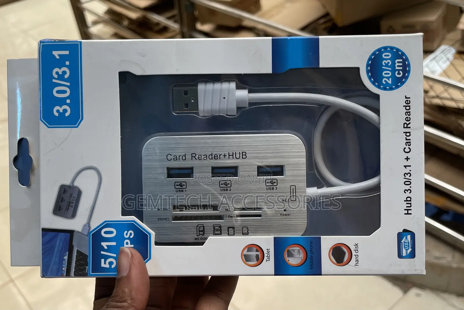 3.0 Usb Hub+ Card Reader
