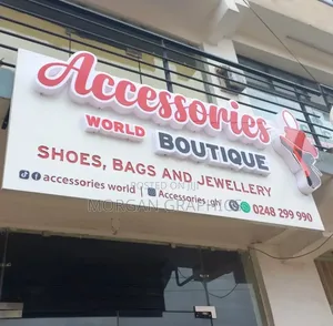 Business 3D, 2D, Light Box Signages