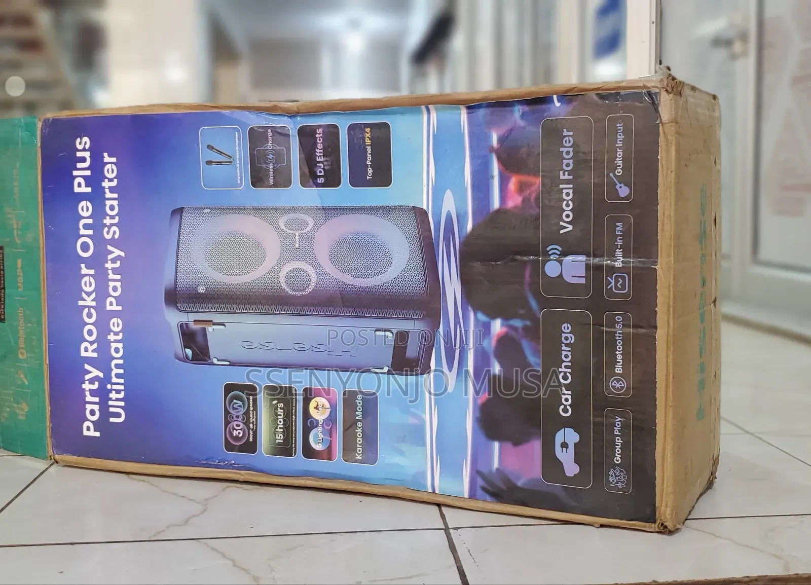 Hisense Party Rocker One Plus- 300w Bluetooth Party Speaker