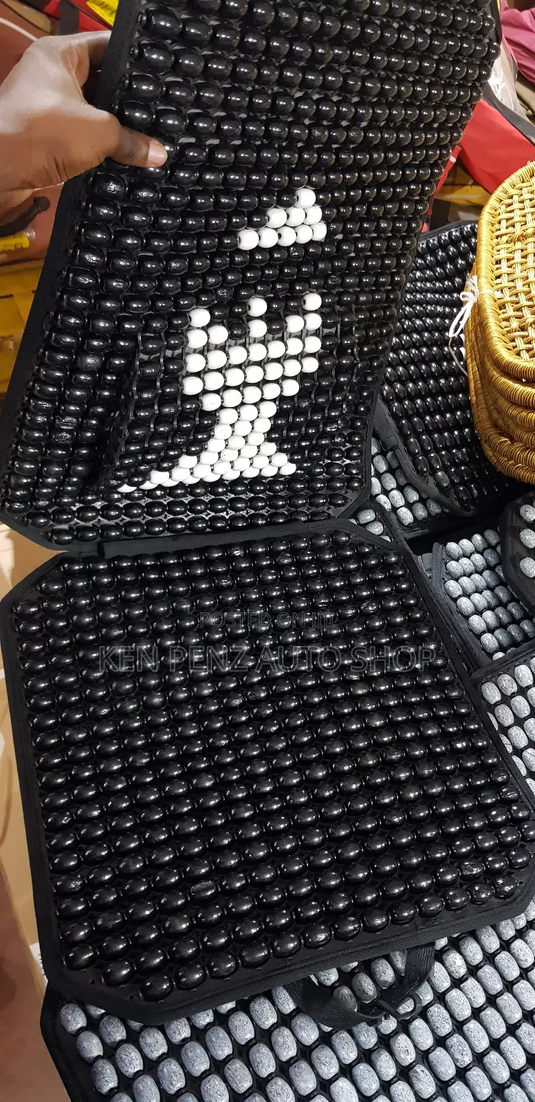 Beaded Car Seat Cautions